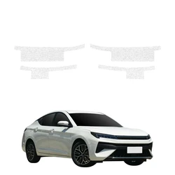 GrizzGlass HeavyDuty White Door Sill Protective Film JAC J7 Plus (2025-2026) [4in1]