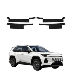 GrizzGlass HeavyDuty Black Illuminated Door Sill Protective Film Toyota RAV4 (2026) [4in1]
