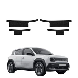GrizzGlass HeavyDuty Black Door Sill Protective Film Renault R4 (2025-2026) [4in1]