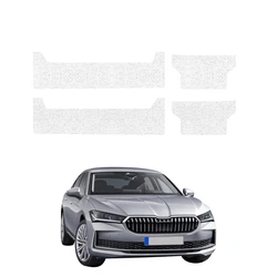 GrizzGlass HeavyDuty White Door Sill Protective Film Skoda Superb 4 Liftback (2024-2026) [4in1]