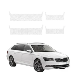GrizzGlass HeavyDuty White Door Sill Protective Film Skoda Superb 3 Combi (2015-2019) [4in1]