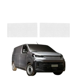 GrizzGlass HeavyDuty Clear Front Door Sill Without Notch Protective Film Fiat Scudo (2024-2026) [2in1]