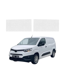 GrizzGlass HeavyDuty Clear Front Door Sill Without Notch Protective Film Toyota Proace City (2018-2026) [2in1]