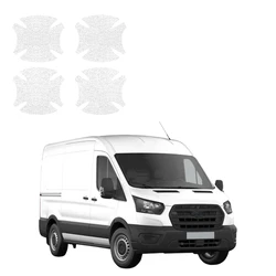 GrizzGlass HeavyDuty White Door Handle Protective Film Ford Transit (2020-2026) [4in1]