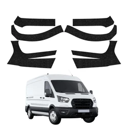 GrizzGlass HeavyDuty Black Front Protective Film Ford Transit Van 350 L3 (2023-2026) [6in1]