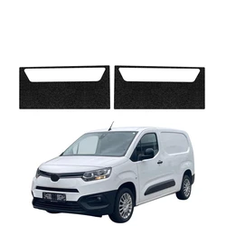 GrizzGlass HeavyDuty Black Front Door Sill Protective Film Toyota Proace City (2018-2026) [2in1]