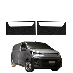 GrizzGlass HeavyDuty Black Front Door Sill Protective Film Fiat Scudo (2024-2026) [2in1]