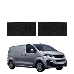GrizzGlass HeavyDuty Black Front Door Sill Without Notch Protective Film Peugeot Expert (2024-2026) [2in1]