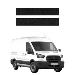 GrizzGlass HeavyDuty Black Front Door Sill Protective Film Ford Transit (2020-2026) [2in1]