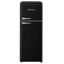 Ρετρό Δίπορτο Ψυγείο Bronxi BX-1510 BK