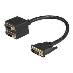 Αντάπτορας DVI StarTech DVI-D to 2x DVI-D Dual Link DVI25 Y - Male / 2x Socket - 30.5 cm