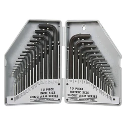 Κλειδιά Allen Proskit Σετ 8PK-027 σε Σχήμα L, με Θήκη, 30τμχ