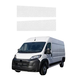 GrizzGlass HeavyDuty Clear Front Door Sill Protective Film Peugeot Boxer (2006-2026) [2in1]