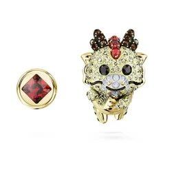 Swarovski Σκουλαρίκια από Ατσάλι Επιχρυσωμένα με Πέτρες