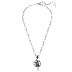 Swarovski Κολιέ με Πέρλες & Ζιργκόν Γκρι 5680868