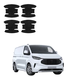 GrizzGlass HeavyDuty Black Door Handle Protective Film Ford Transit Custom (2022-2026) [4in1]