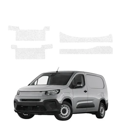 GrizzGlass HeavyDuty White Door Sill With Notches Protective Film Fiat Doblo Cargo (2018-2026) [4in1]