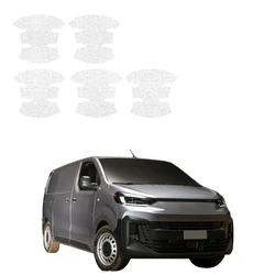 GrizzGlass HeavyDuty White Door Handle Protective Film Fiat Scudo (2024-2026) [5in1]