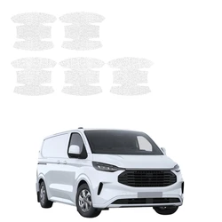 GrizzGlass HeavyDuty White Door Handle Protective Film Ford Transit Custom (2022-2026) [5in1]