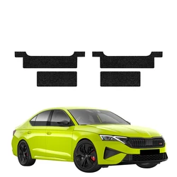 GrizzGlass HeavyDuty Black Door Sill Protective Film Skoda Octavia 4 RS Facelift (2024-2026) [4in1]