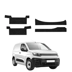 GrizzGlass HeavyDuty Black Door Sill With Notches Protective Film Citroen Berlingo VAN (2018-2026) [4in1]