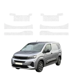 GrizzGlass HeavyDuty White Door Sill With Notches Protective Film Opel Combo Cargo (2018-2026) [6in1]