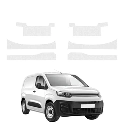 GrizzGlass HeavyDuty Clear Door Sill With Notches Protective Film Citroen Berlingo VAN (2018-2026) [6in1]