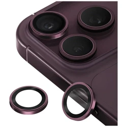 UNIQ Optix Prime Camera Lens Protector Apple iPhone 18 Pro / iPhone 18 Pro Max burgundy with an applicator