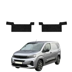 GrizzGlass HeavyDuty Black Front Door Sill Protective Film Opel Combo Cargo (2018-2026) [2in1]