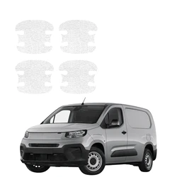 GrizzGlass HeavyDuty White Door Handle Protective Film Fiat Doblo Cargo (2018-2026) [4in1]