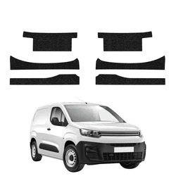 GrizzGlass HeavyDuty Black Door Sill Protective Film Citroen Berlingo VAN (2018-2026) [6in1]