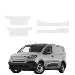 GrizzGlass HeavyDuty Clear Door Sill Protective Film Fiat Doblo Cargo (2018-2026) [4in1]