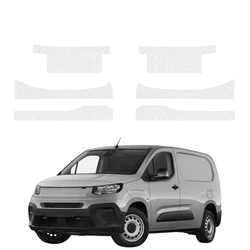 GrizzGlass HeavyDuty Clear Door Sill Protective Film Fiat Doblo Cargo (2018-2026) [6in1]