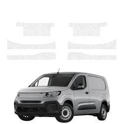 GrizzGlass HeavyDuty White Door Sill Protective Film Fiat Doblo Cargo (2018-2026) [6in1]
