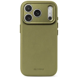 Decoded Leather Backcover Apple iPhone 18 Pro / 17 Pro MagSafe (moss green)