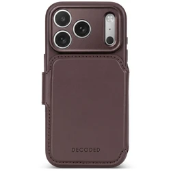 Decoded Leather Detachable Wallet Apple iPhone 18 Pro Max / 17 Pro Max MagSafe (chocolat brown)
