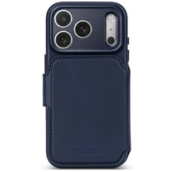 Decoded Leather Detachable Wallet Apple iPhone 18 Pro Max / 17 Pro Max MagSafe (midnight)