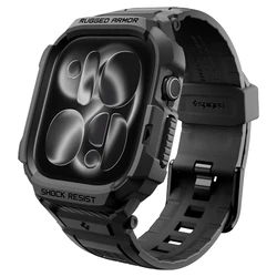 Spigen Rugged Armor Pro Apple Watch 12 42mm Matte Black