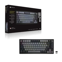 Gaming Πληκτρολόγιο Ασύρματο Corsair K65 Plus 75% Rgb