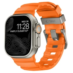 Tech-Protect Motion Apple Watch 8 / 9 / 10 / 11 / 12 / SE / Ultra 44/45/46/49 mm Signal Orange