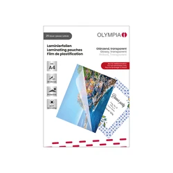 Olympia Ζελατίνες Πλαστικοποίησης A4 80 microns (25 τεμ.)