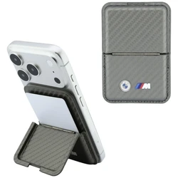 BMW M Carbon Wallet Metal Logos MagSafe anthracite