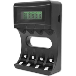 Φορτιστής Μπαταριών Qoltec Battery for Ni MH R03 AAA R6 AA / 1800mA