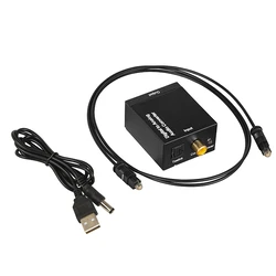 Μετατροέας Οπτικής Ίνας Toslink-coaxial σε 2x RCA