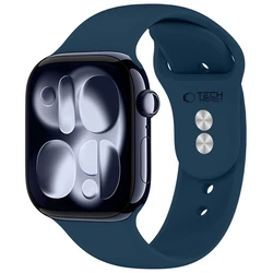Tech-Protect Silicone Apple Watch 8 / 9 / 10 / 11 / 12 / SE / Ultra 44/45/46/49 mm Navy Blue