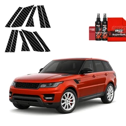 GrizzGlass BodyShield Carbon Car Pillar Protective Film Range Rover Sport 2 (2013-2022) [12in1]
