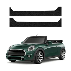 GrizzGlass HeavyDuty Black Door Sill Protective Film Mini Cooper S Cabrio F57 Facelift (2015-2024) [2in1]