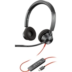 Multimedia Ακουστικά VOIP Poly Blackwire 3320 Stereo USB-C/A Headset 8X219A