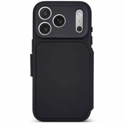 Decoded Textured Silicone Detachable Wallet Apple iPhone 18 Pro / 17 Pro (phantom black)