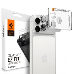 Spigen Optik Pro XL Glas.tr Ez Fit Camera Protector Apple iPhone 18 Pro Silver